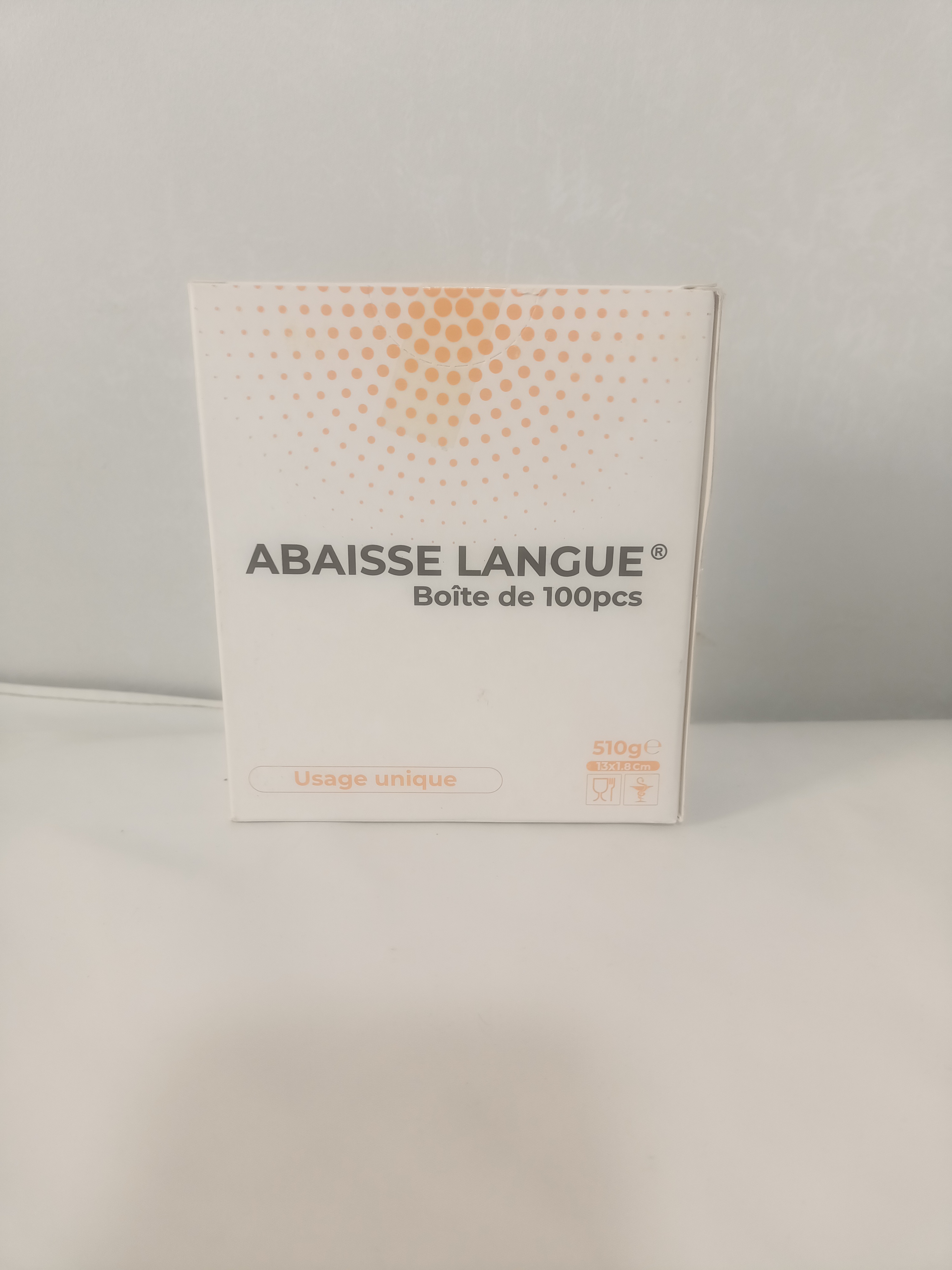 Abaisses langue plastique 