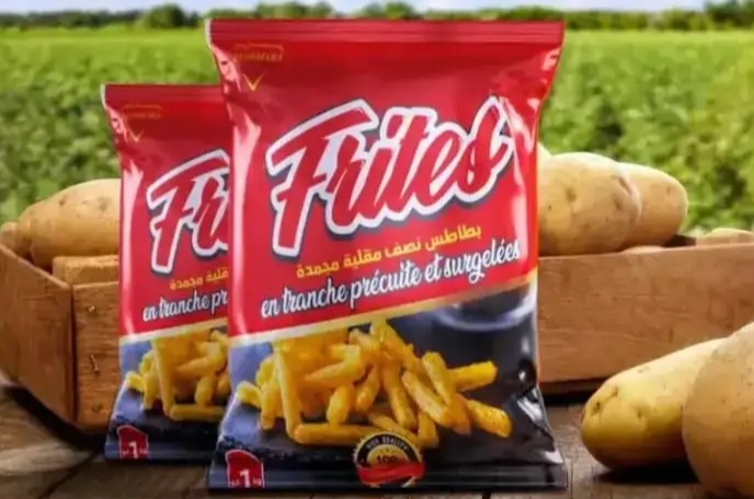 Frites surgelées  précuites 