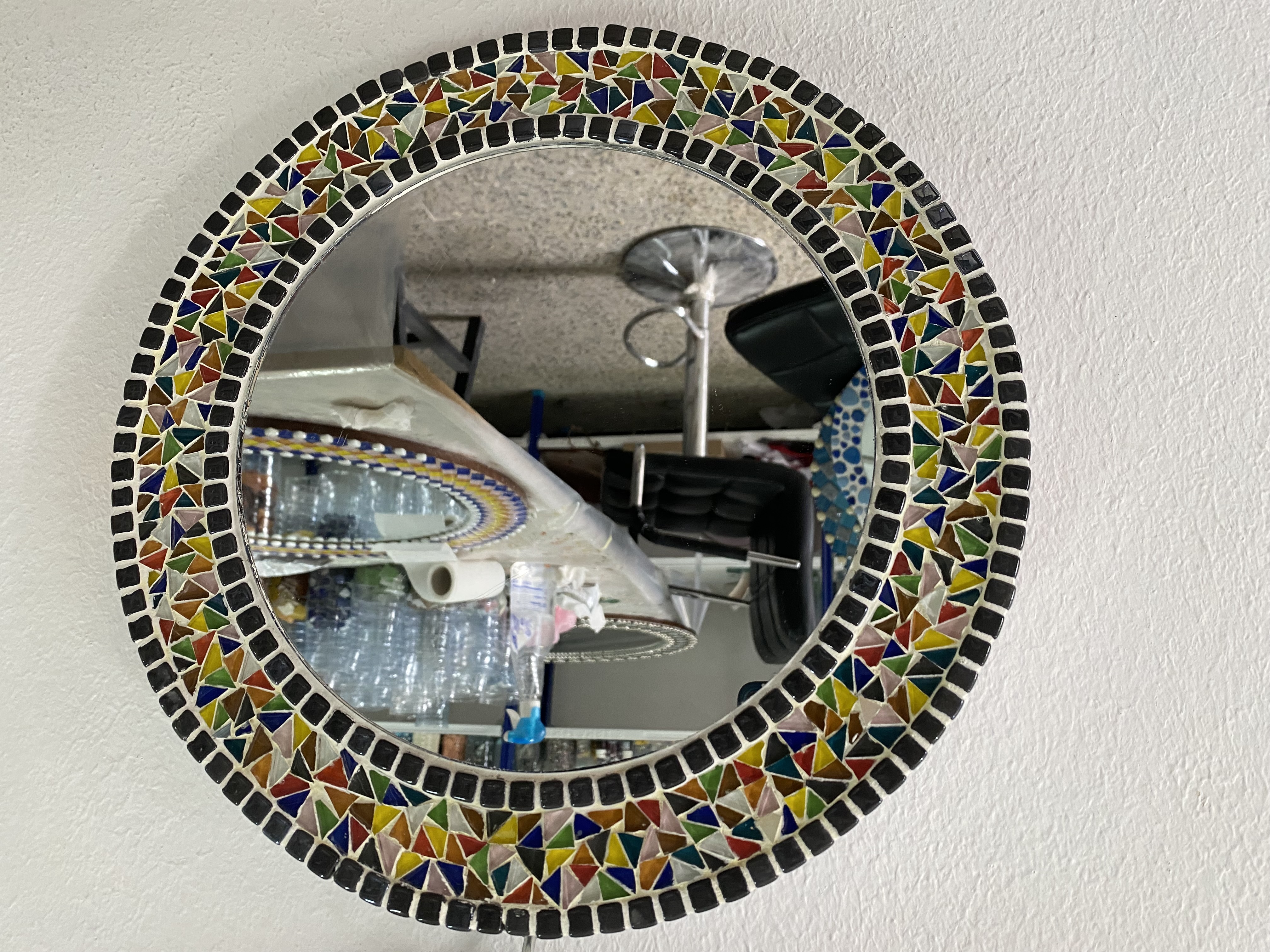 Miroir en mosaïque 